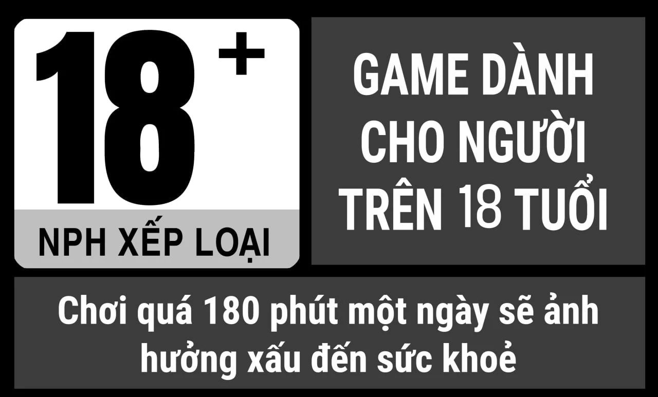 Game dành cho người trên 18 tuổi